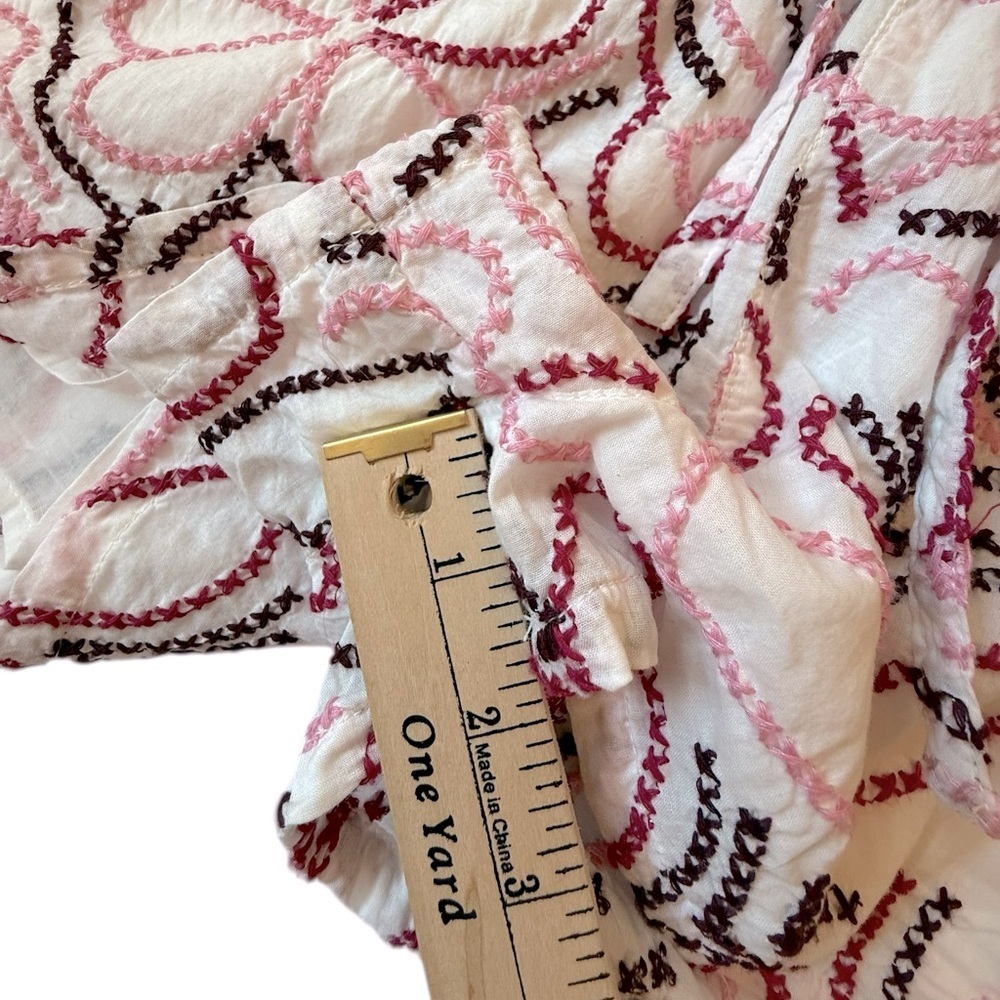 Eze Sur Mer | High Rise Pull On Elastic Waist Drawstring Pockets Cotton Medium - Picture 8 of 8